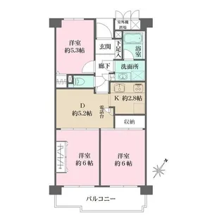 アーバンハイツ巣鴨A棟【3階】の間取り