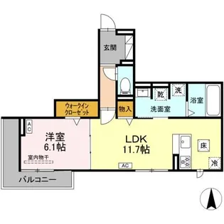 ルヴィータ本陣【1階】の間取り