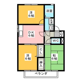 グランフォーレ弐番館【2階】の間取り
