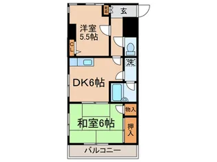 エムエスハイツ【3階】の間取り