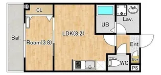 ジーメゾン伊勢原シトラス【1階】の間取り