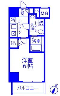 グランヴァン横濱南【5階】の間取り