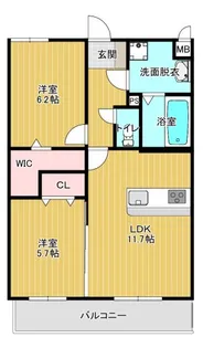 M s Suite【3階】の間取り