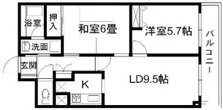 ヴィエンナーレ【5階】の間取り
