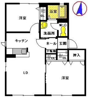 サーカム・グリーン *【1階】の間取り