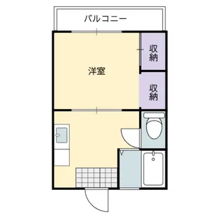 ジューム【2階】の間取り