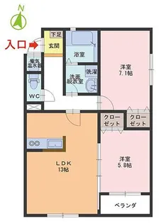 g-soleil【3階】の間取り