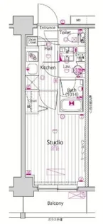 グランド・ガーラ横浜【5階】の間取り