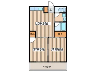 ア-バンハイツ太田【4階】の間取り
