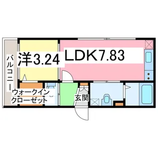 フェリーチェV【3階】の間取り