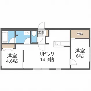 Lapis lazuli山鼻【3階】の間取り