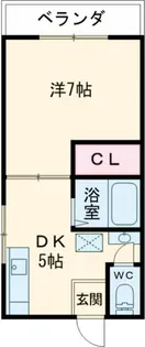 サンマリノ天神【3階】の間取り