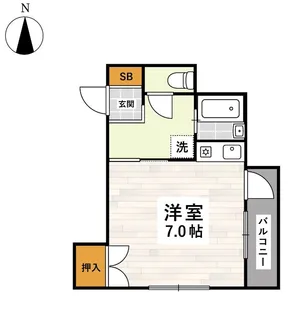 ファースト坪井【3階】の間取り
