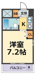 ラファエラ鳴尾2【3階】の間取り