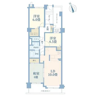アーベイン朝霞リーデンス【1階】の間取り
