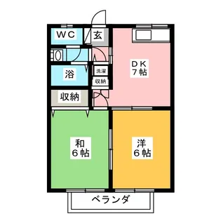 アルクール【2階】の間取り