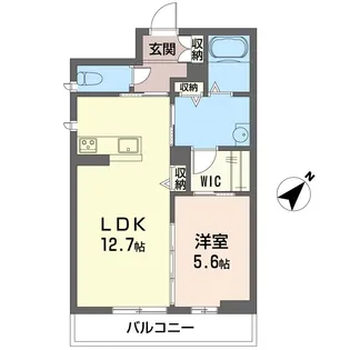 オランジュリー ShaMaison【1階】の間取り