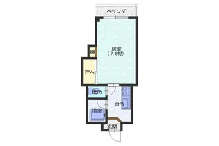 ロイヤルハイツ【3階】の間取り