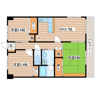 メビウスエース【3階】の間取り