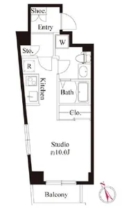 コレクション武蔵野【4階】の間取り