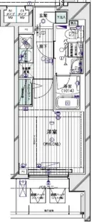 メインステージ川崎ウエスト【4階】の間取り