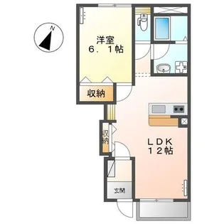 エトワール【1階】の間取り
