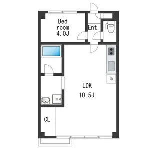 エムズフラット【3階】の間取り