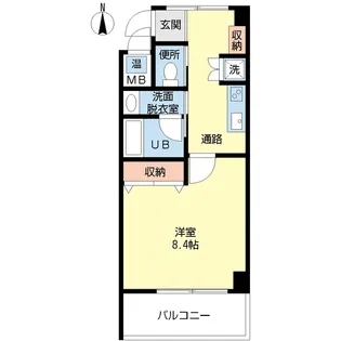 グラスコート【3階】の間取り
