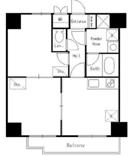 DORMOUSE FINE【9階】の間取り