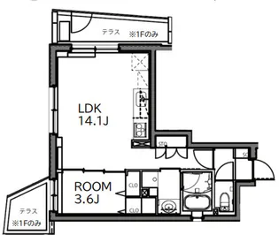ASTILE 練馬北町【4階】の間取り