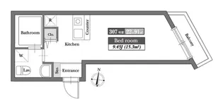 スタンツァミーア【3階】の間取り