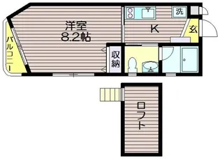 グラティア南烏山EAST【3階】の間取り
