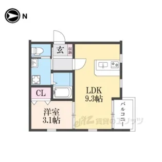 Grace下六万寺町【2階】の間取り