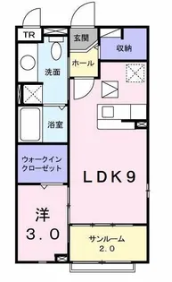 メゾンユタカ【1階】の間取り