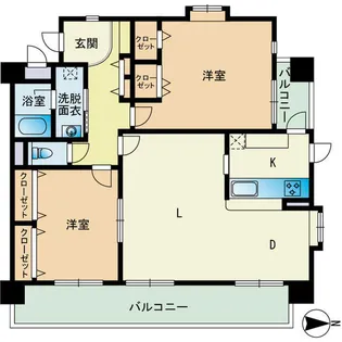 グランポンアミティエ【2階】の間取り