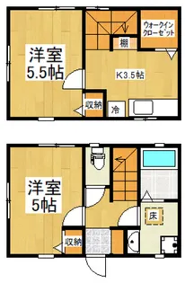 ハイム新秋津【1階】の間取り