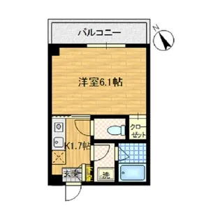 WIN CASTLE【4階】の間取り