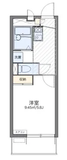 レオパレスシュペリュール【3階】の間取り
