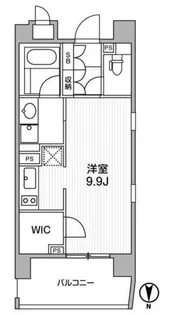クリオ西池袋【13階】の間取り