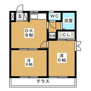 MAISO BLOSSOM【1階】の間取り