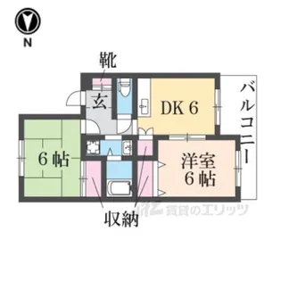 サンモールパート2【2階】の間取り