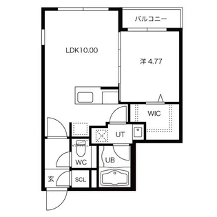 Orizzonte(オリゾンテ)【3階】の間取り