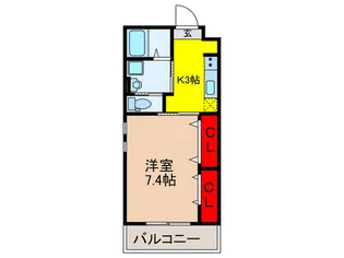 ラフィネ【1階】の間取り