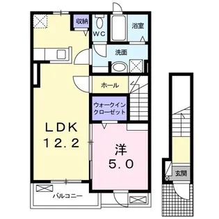 ル・ベリエ【2階】の間取り
