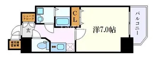 エステムコート名古屋新栄IIIグローリィ【9階】の間取り