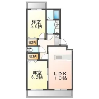 ラ・メゾンAOYAMA【2階】の間取り