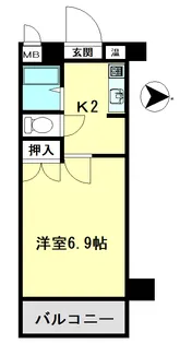サンシティ柏木【4階】の間取り