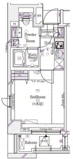 ガリシア森下エストゥディオ【2階】の間取り