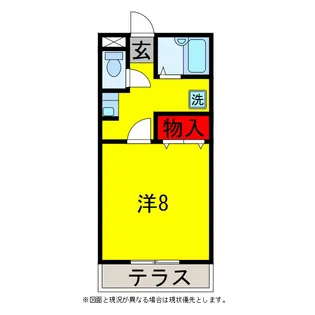 スカイピュア光【2階】の間取り