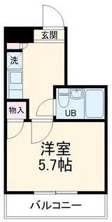 グリーンハイツ参番館【3階】の間取り
